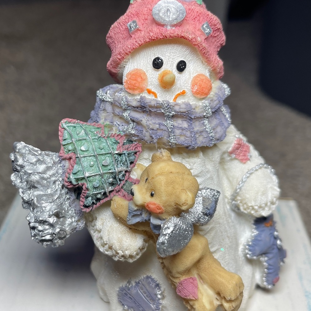 K’s Collection Pastel Snowman. A cute addition to someone’s snowman collection☃️